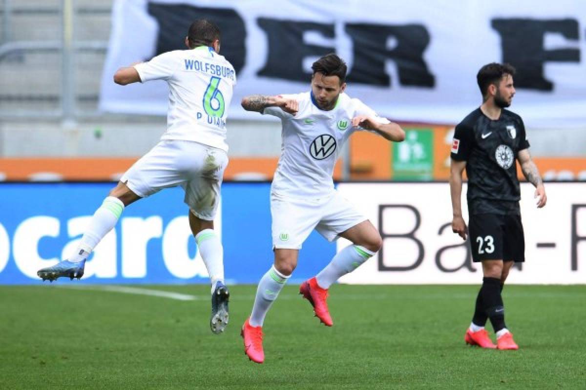 El regreso del fútbol en la Bundesliga en fotos: Celebraciones, suplentes como 'afición' y las medidas de bioseguridad