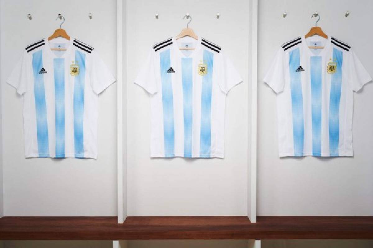 Conocé todas las camisas oficiales de la selecciones que estarán en Rusia 2018