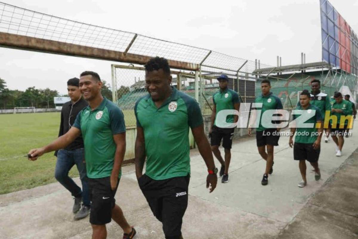 FOTOS: Reunión del Marathón y así pulen el Yankel para el juego ante Real España