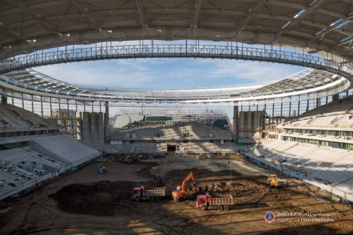 Ekaterimburg Arena, el estadio más raro del Mundial de Rusia 2018