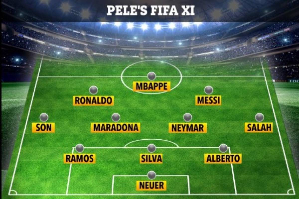 Solo tres defensas y siete delanteros: Pelé sorprende y elige su 11 histórico ¡y no se incluyó!