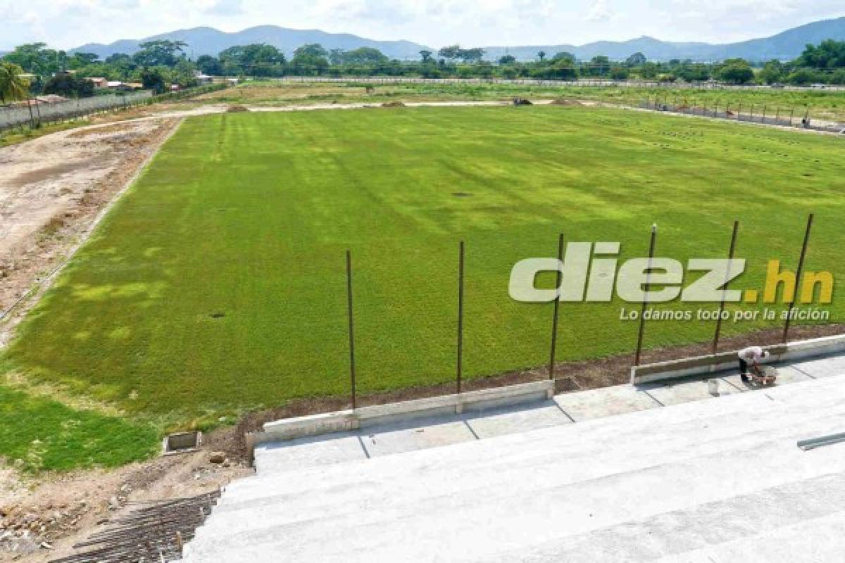 FOTOS: Así de bonito está quedando el estadio del Parrillas One