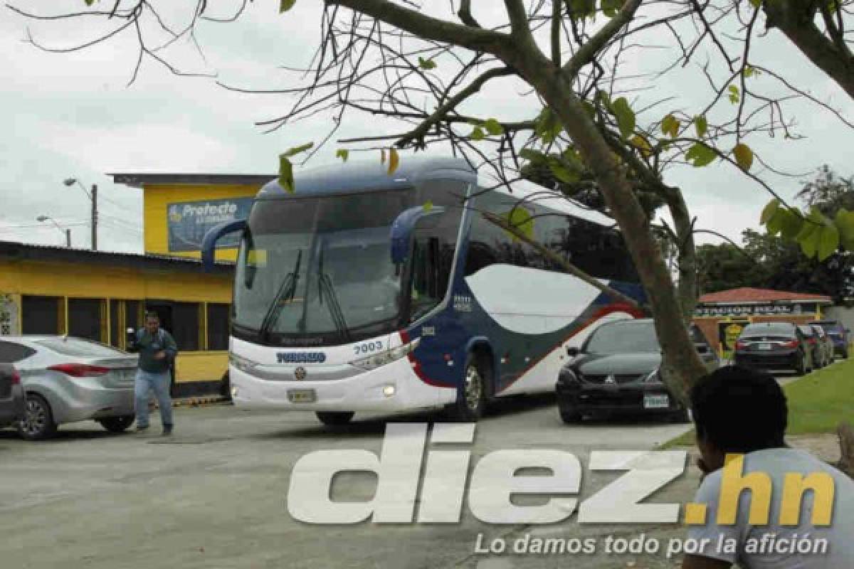 EN FOTOS: Real España viajó bien 'encobijado' a Tegucigalpa