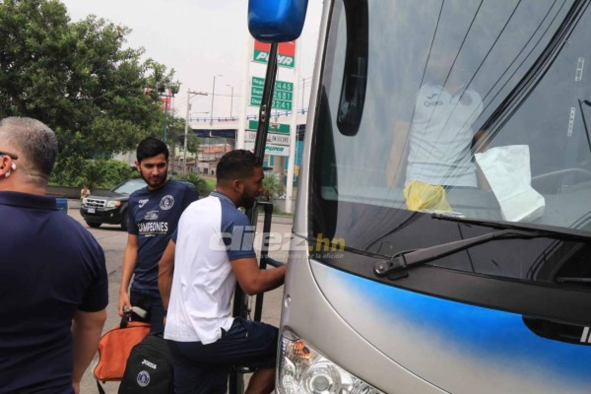 En fotos: La seguridad extrema para Motagua en San Pedro Sula