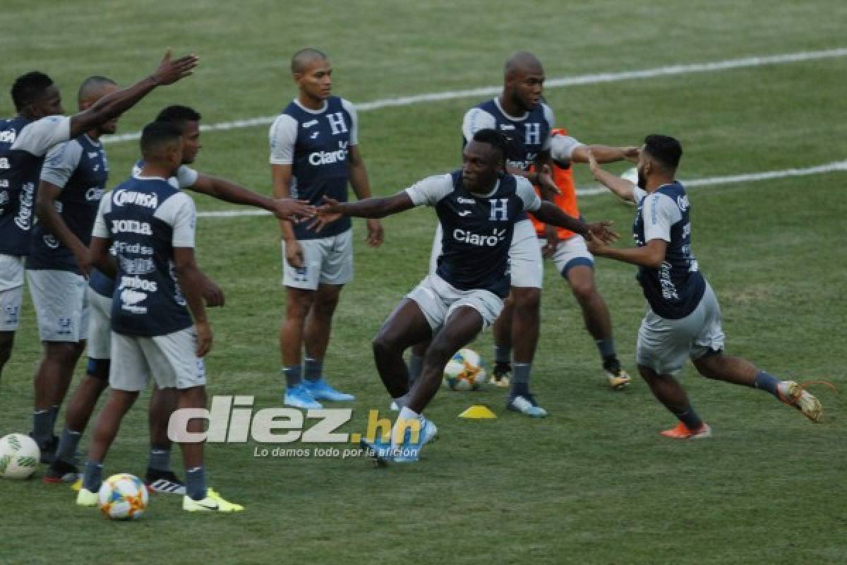 ¡Con todo! Así fue el último entrenamiento de Honduras antes de enfrentar a Chile