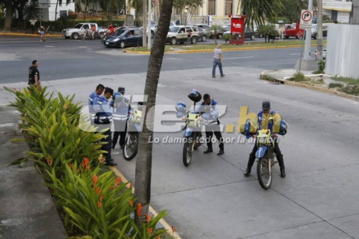 ¡EXTREMA! La inmensa seguridad que vigila a Estados Unidos en San Pedro Sula