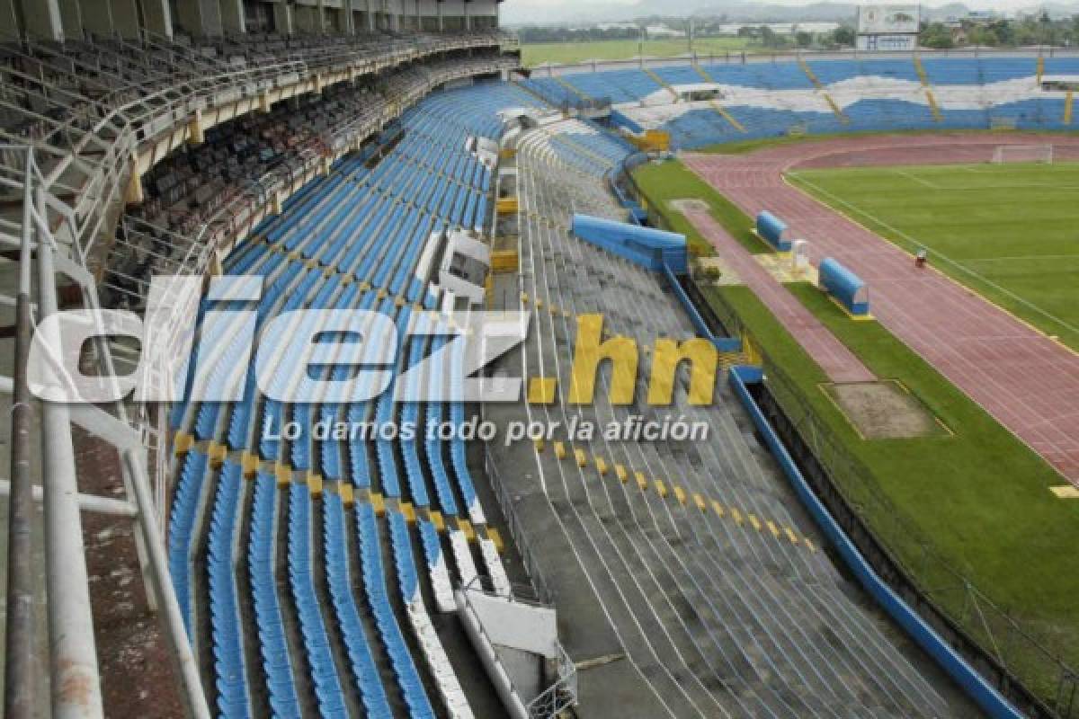 ¡QUÉ BELLEZA! Así pulen el estadio Olímpico para juego de Honduras ante Australia