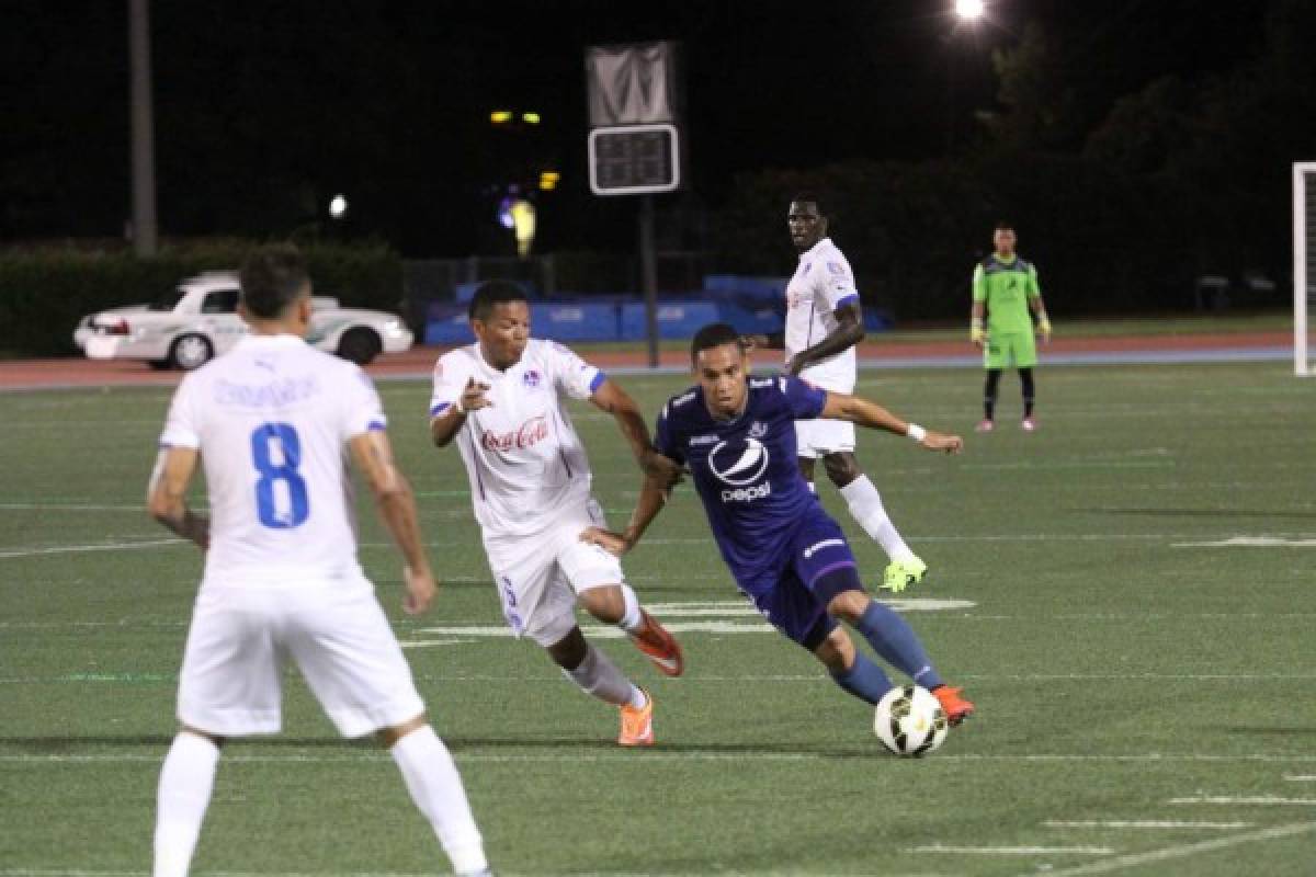 El juego Olimpia-Motagua en Nueva Orleans contado en imágenes