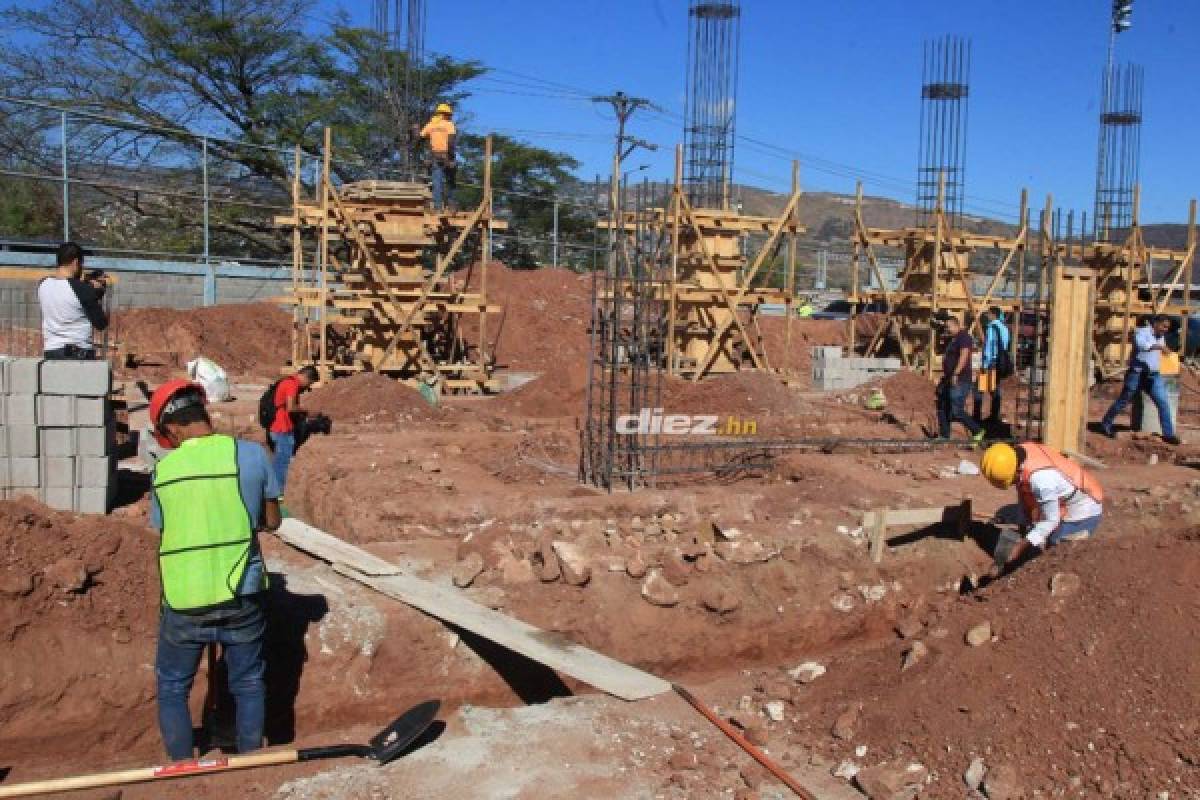 Fotos: Fenafuth supervisa el avance de las obras en el mini estadio del Birichiche