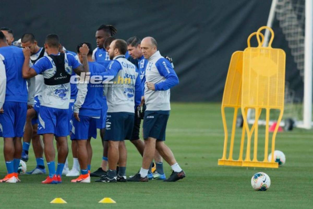 ¡Sin Danilo Acosta! Las imágenes del entreno de Honduras de cara al juego con El Salvador