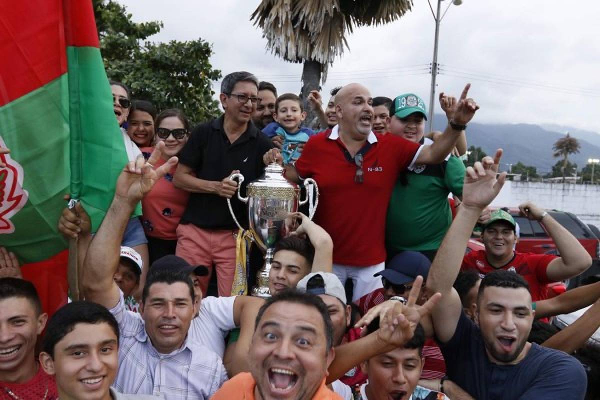 El MarathÃ³n se ha coronado campeÃ³n del Torneo Clausura 2018 de la Liga Nacional del fÃºtbol hondureÃ±o , 19 de mayo del 2018.- Orinson Amaya presidente de MarathÃ³n DIRECTIVO.