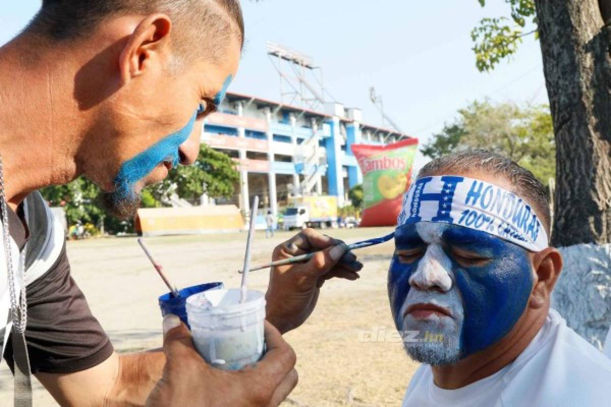 La selección de Honduras recibe otra vez el cariño y calor del estadio Olímpico