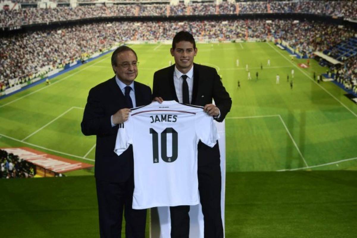 James Rodríguez fue presentado por Real Madrid ante 20 mil aficionados.