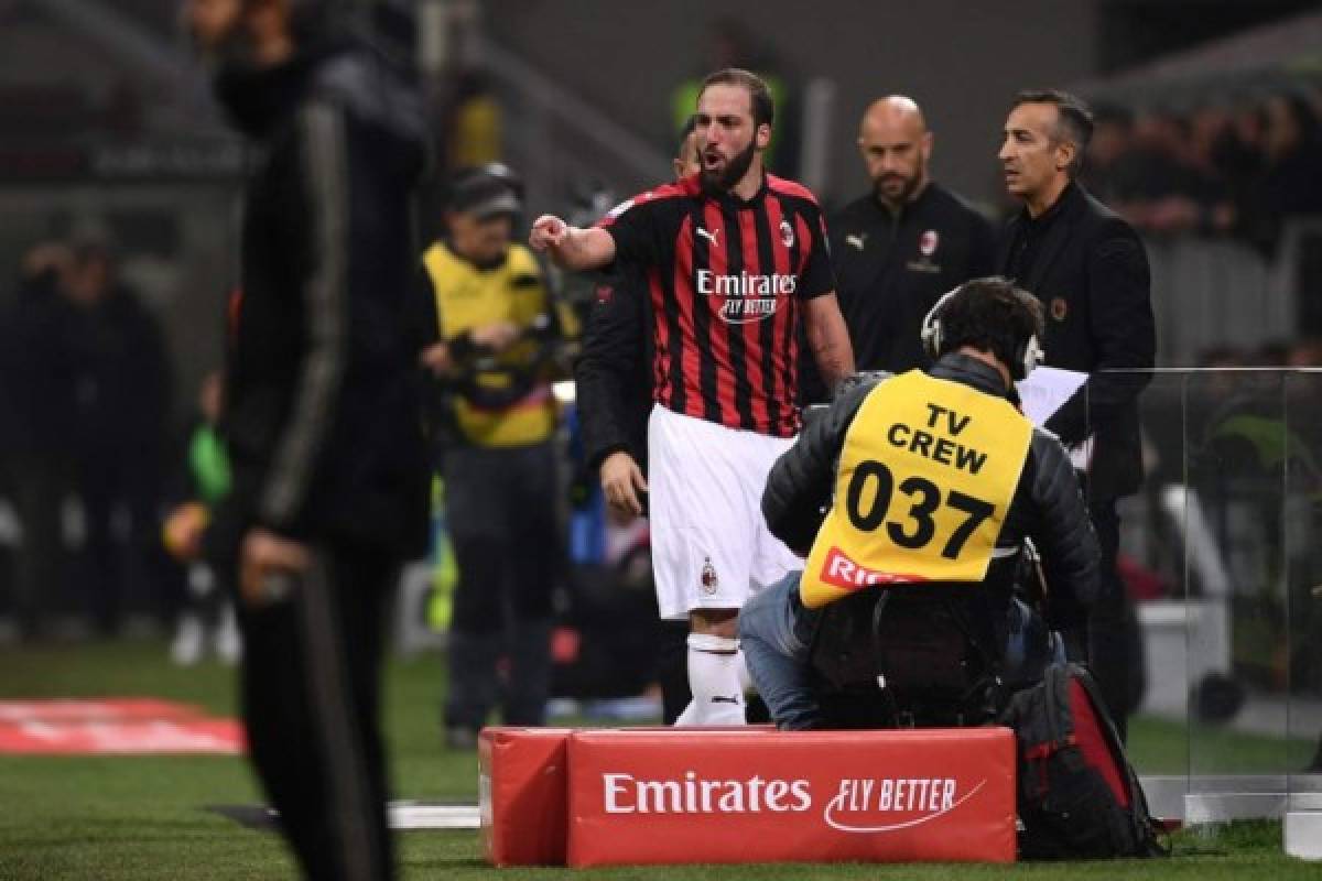 FOTOS: Higuaín se descontrola y se enfada con Cristiano Ronaldo