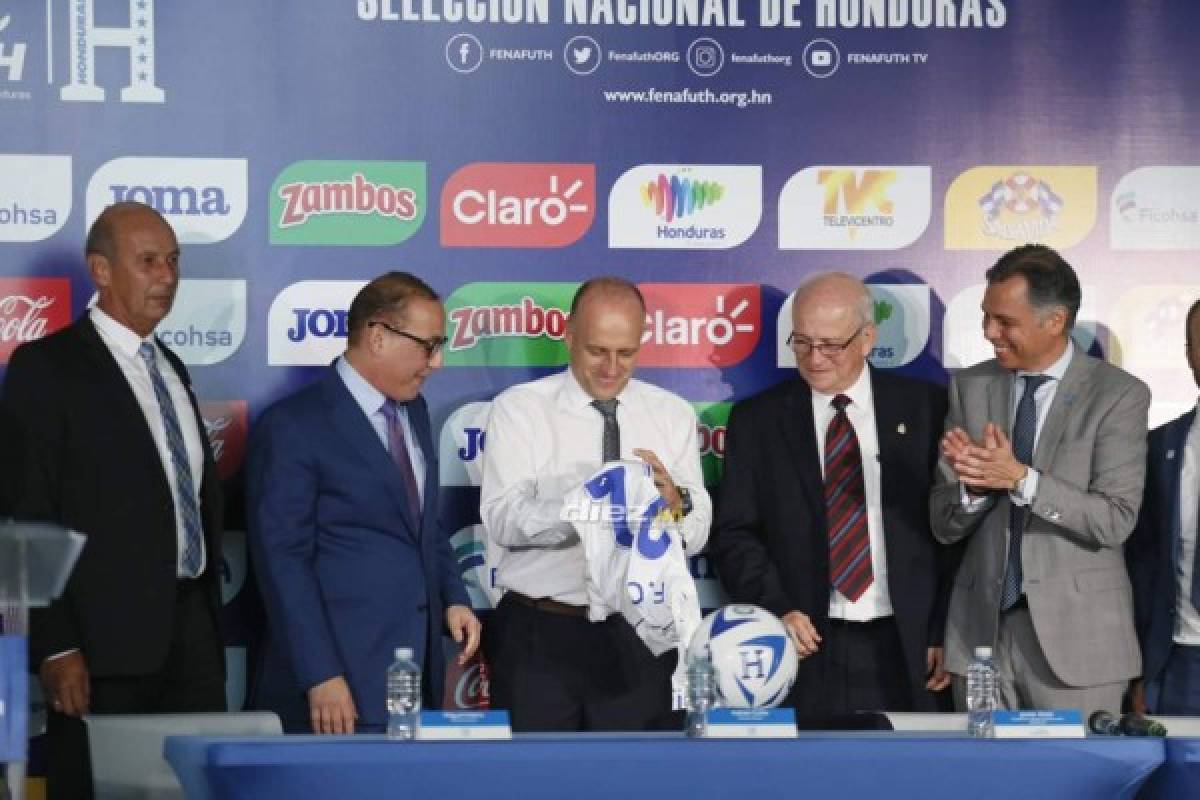 ¿Por qué el 22? Las imágenes de la presentación de Fabián Coito con Honduras