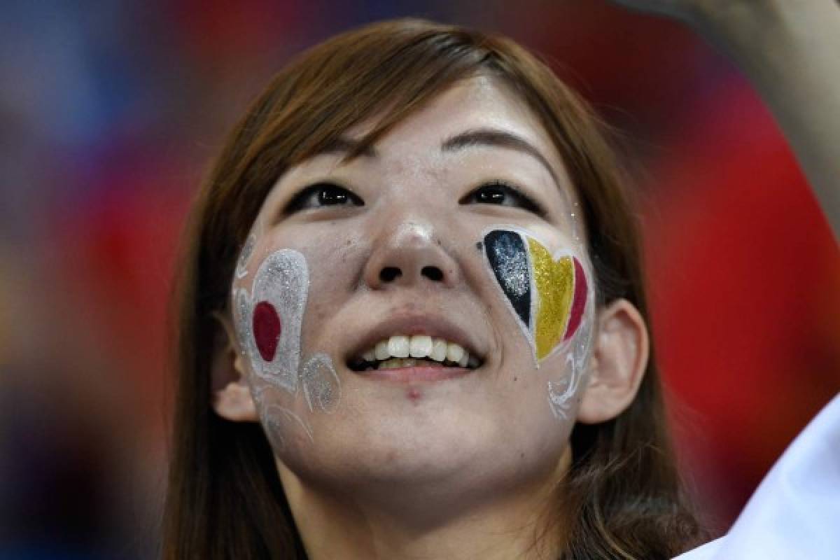 ¡Preciosuras! Las bellas aficionadas que robaron las miradas en el Bélgica-Japón