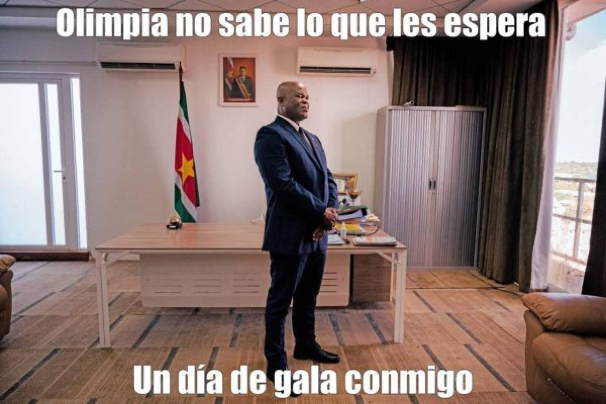 Vicepresidente de Surinam protagonista en divertidos memes tras goleada de Olimpia a Inter MT en Liga de Concacaf