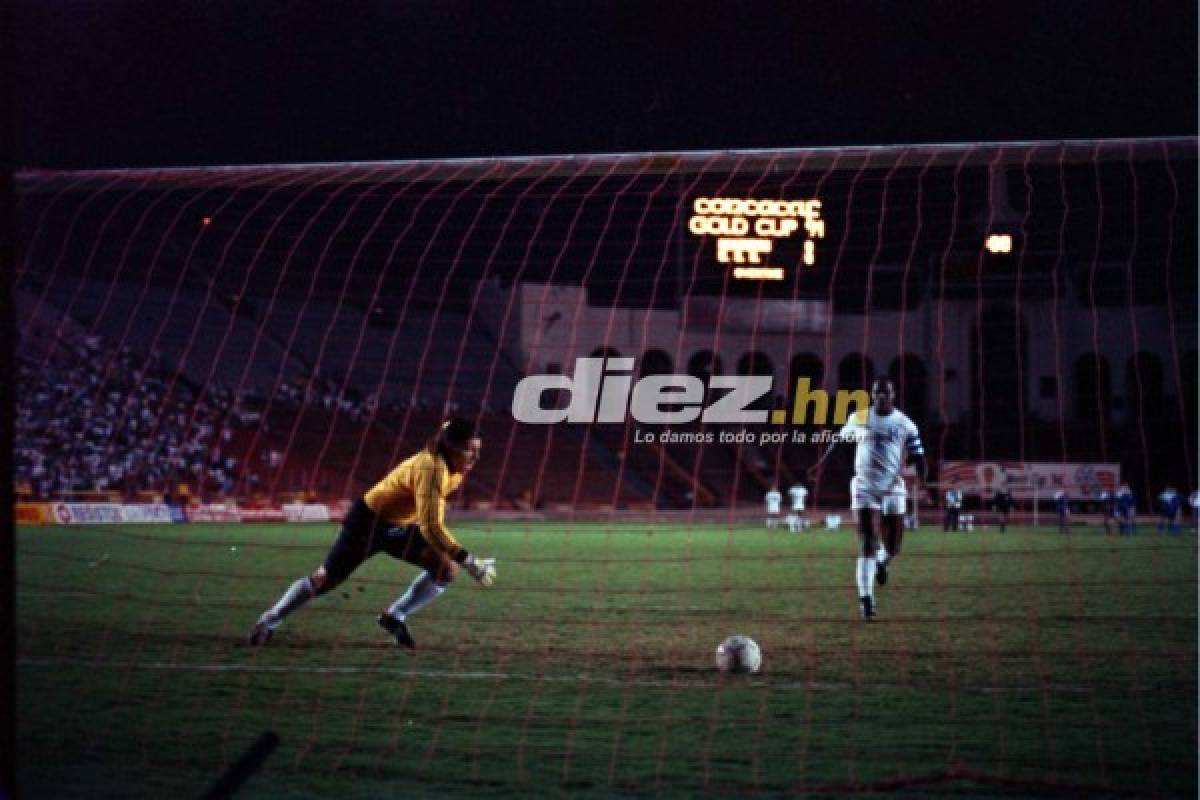 20 fotos inéditas de Honduras en la primera edición de la Copa Oro en 1991