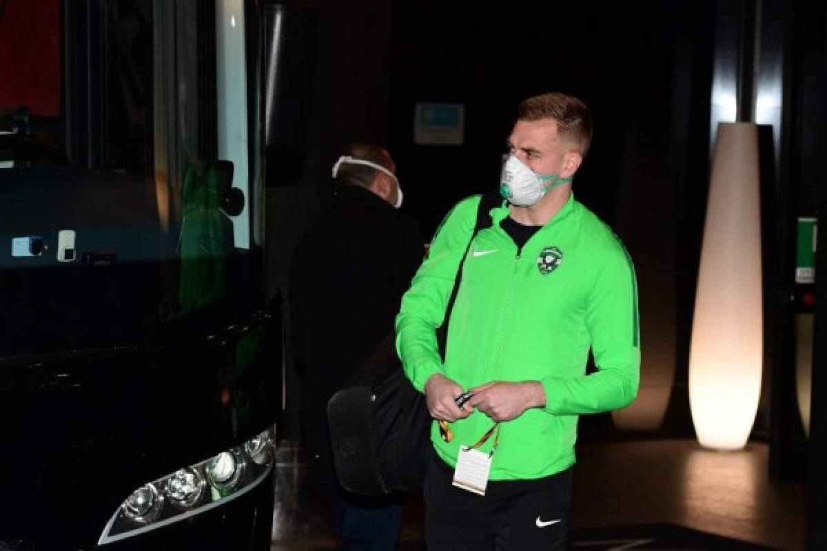 Fotos: El coronavirus silenció importante partido de la Europa League en Italia