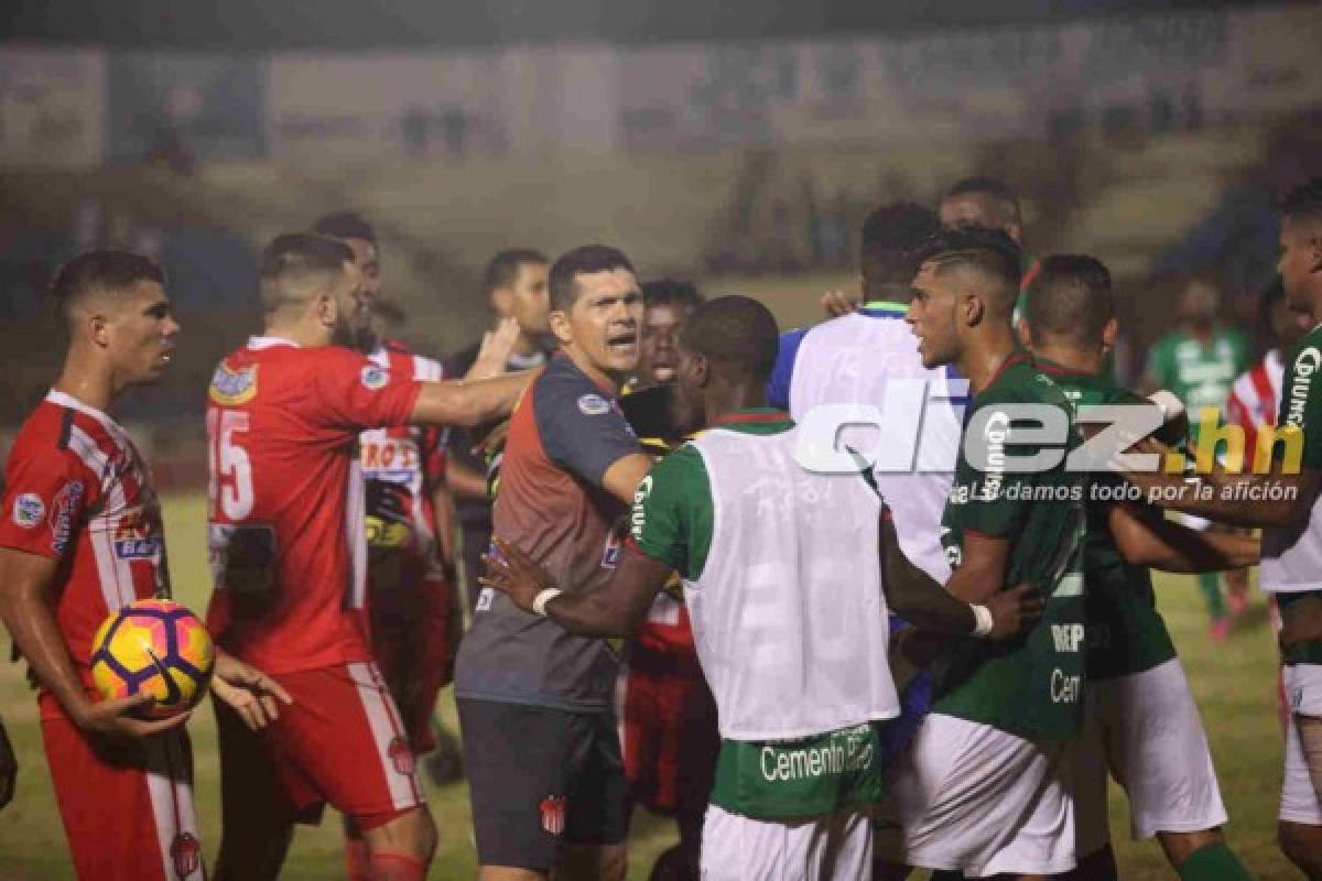 En fotos: Así fue el violento enfrentamiento entre jugadores de Vida y Marathón