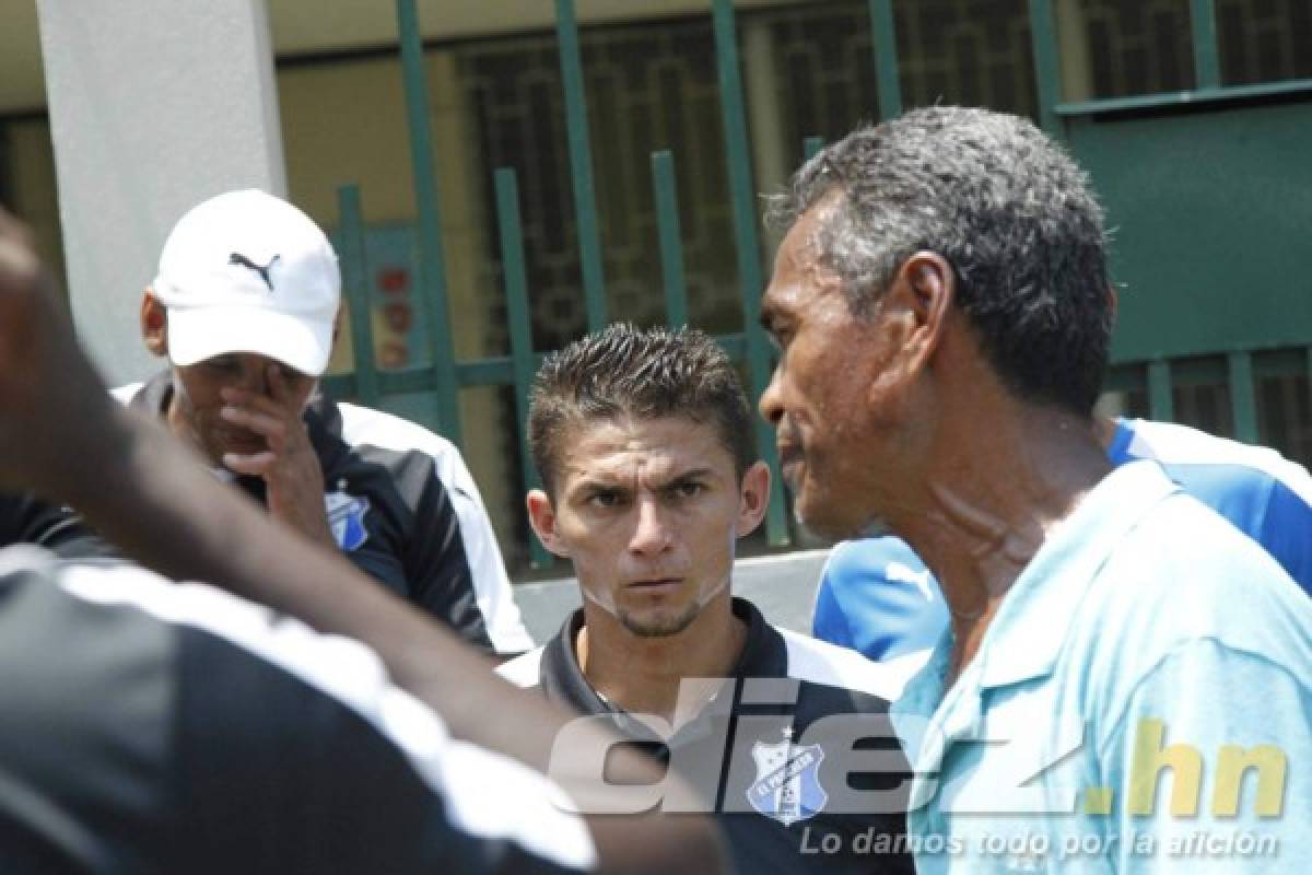 Así fue la captura de un ladrón a manos de los futbolistas del Honduras Progreso