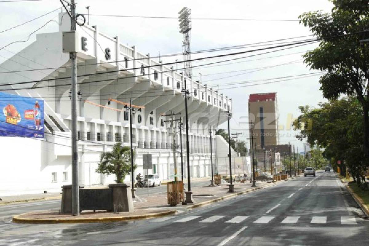 Con las remodelaciones, así luce el estadio Morazán donde se jugará Real España-Juticalpa