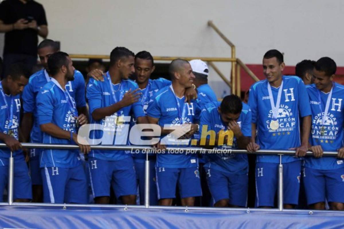 ¡A LO GRANDE! Así celebró Honduras el título de Copa Centroamericana
