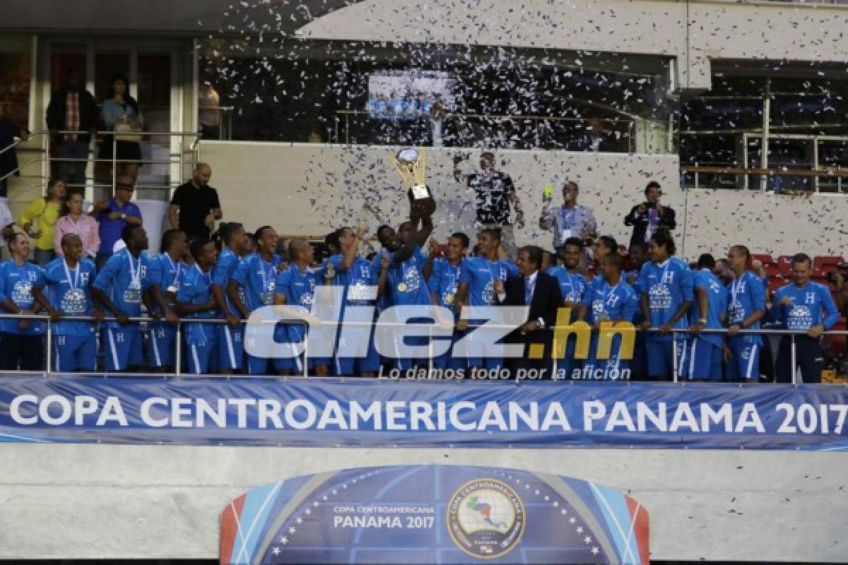 ¡A LO GRANDE! Así celebró Honduras el título de Copa Centroamericana