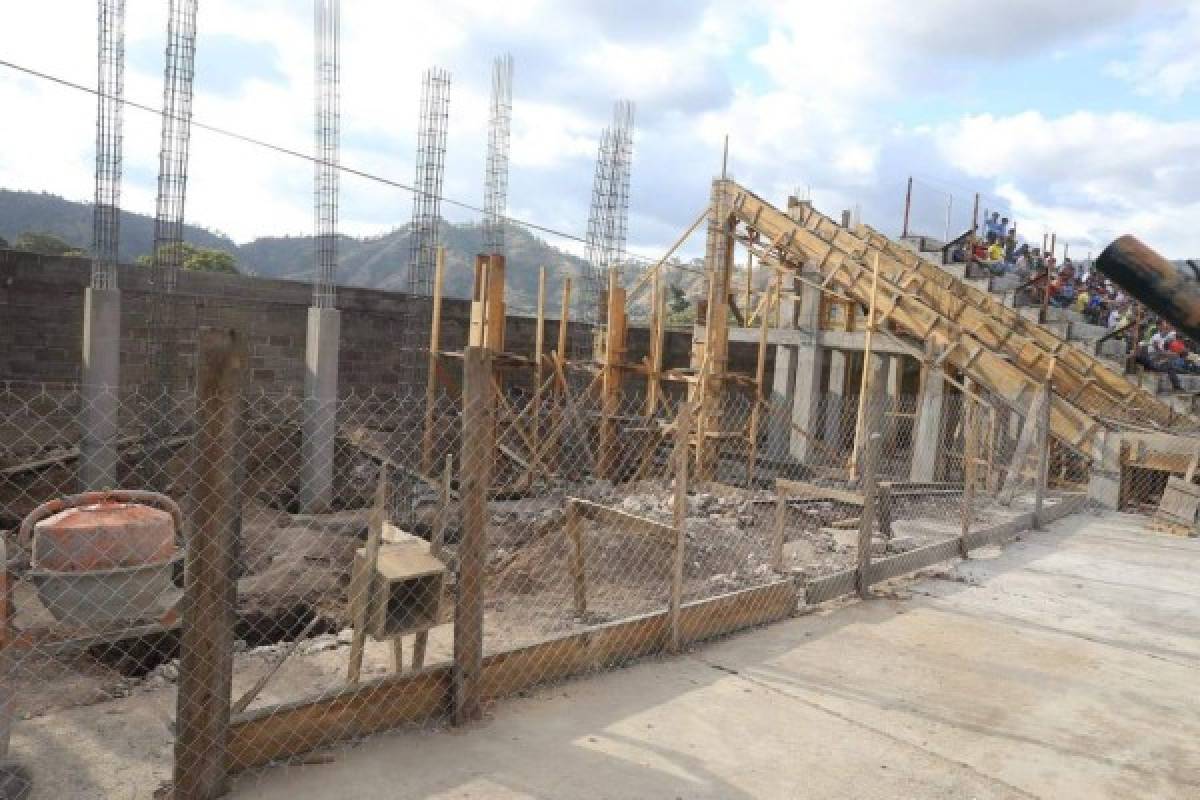 Fotos: Así va la remodelación en el estadio Marcelo Tinoco de Danlí