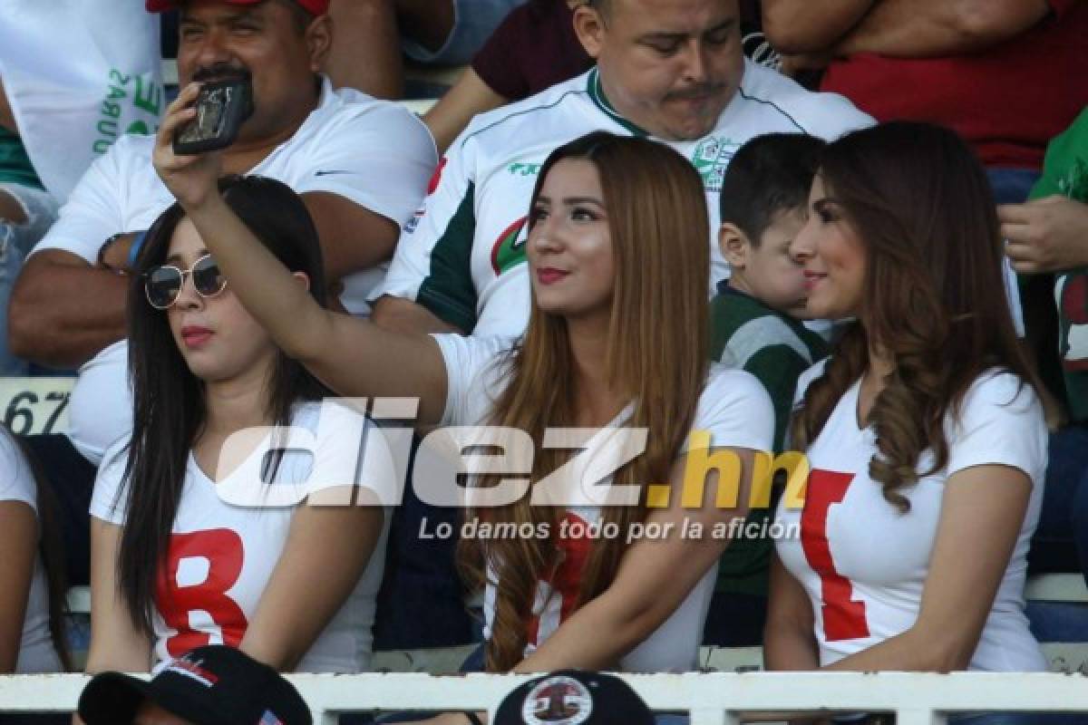 ¡QUÉ BELLAS! El lado más sexy del Olimpia-Platense en el estadio Nacional