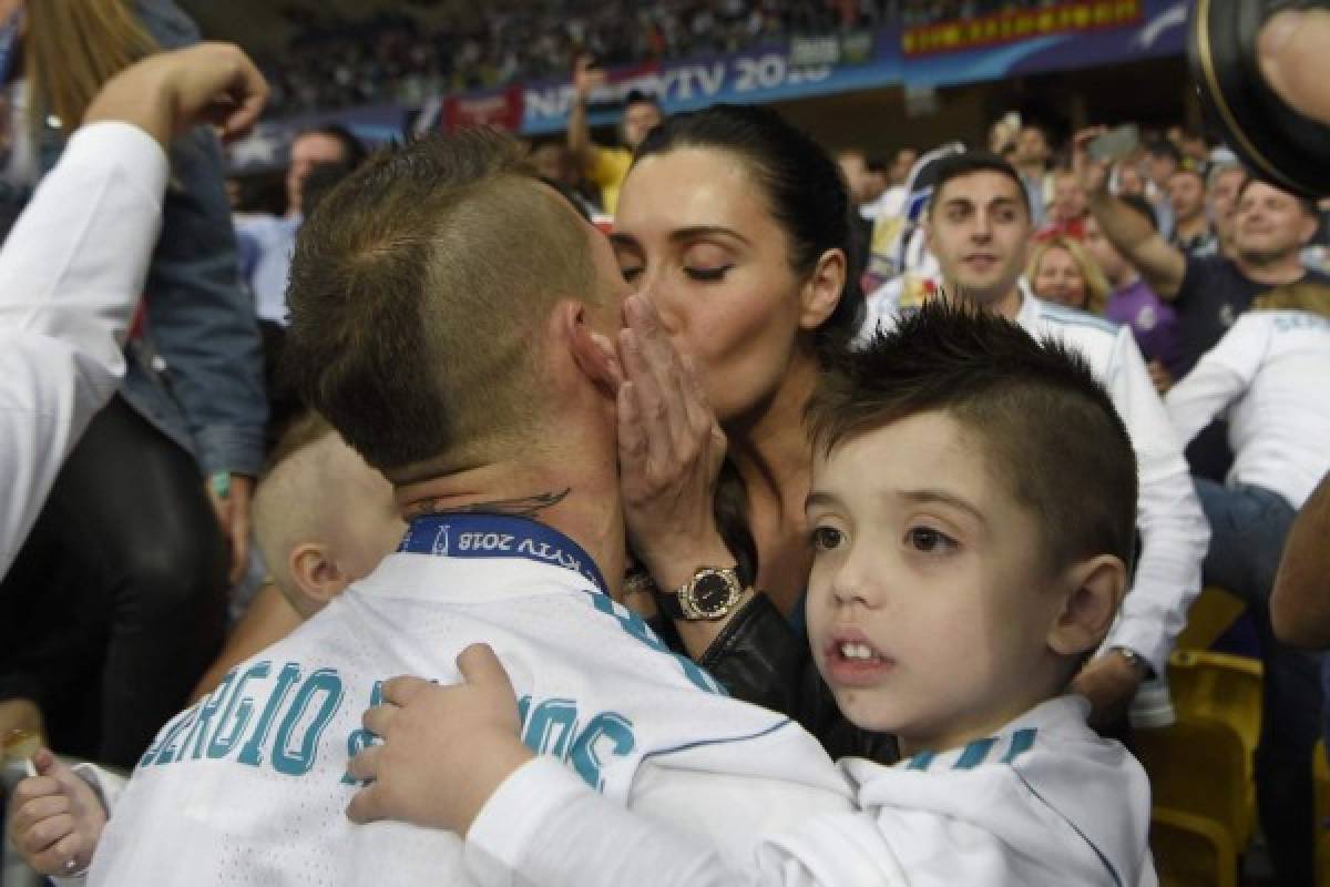 FOTOS: Así celebraron las esposas e hijos de los jugadores del Real Madrid el título de Champions