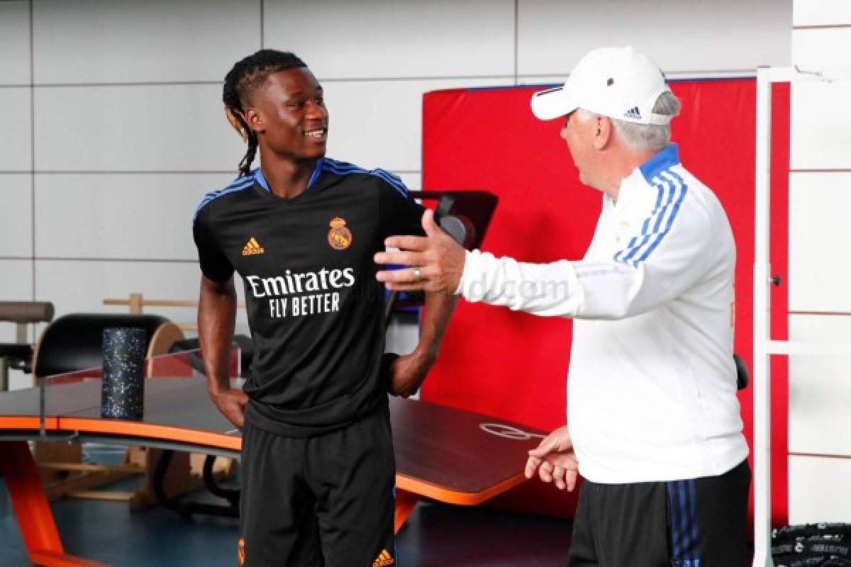 El primer día de Camavinga en el Real Madrid: su nuevo amigo, hombre de familia y dorsal definido