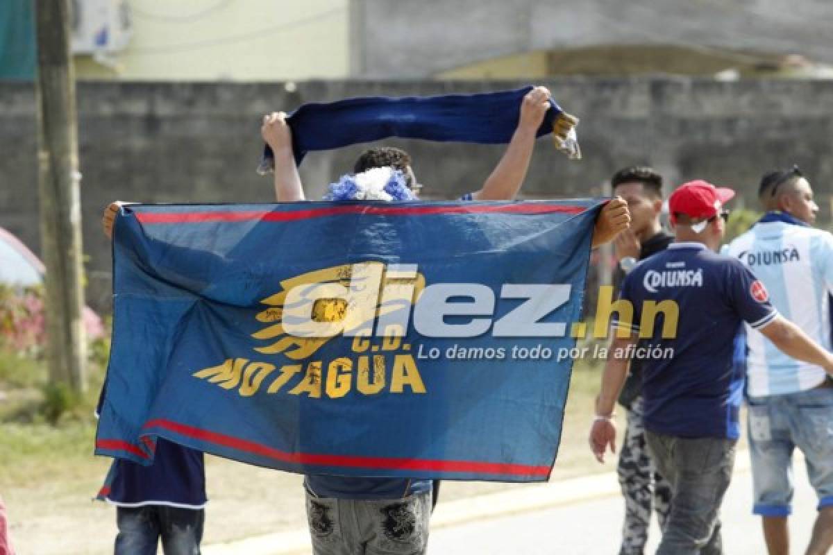 El ambientazo de la final Honduras Progreso-Motagua