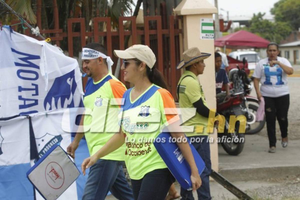 El ambientazo de la final Honduras Progreso-Motagua