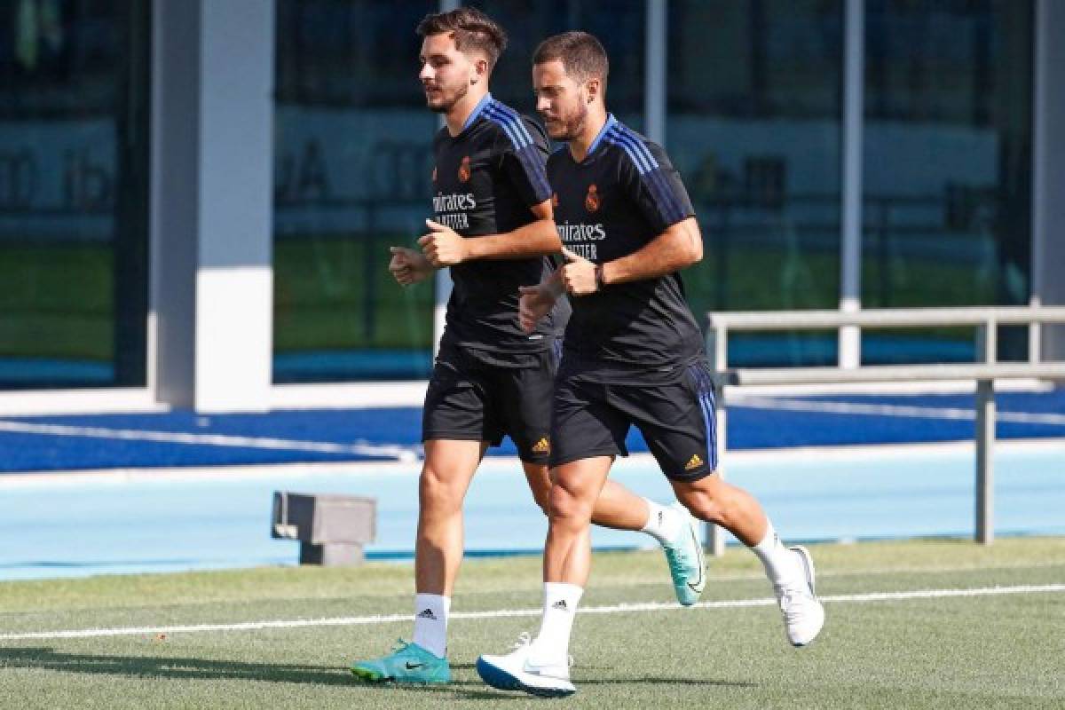 '¿Eres tú?': Hazard genera expectativa por su peso y los cracks que volvieron al nuevo entrenamiento del Real Madrid