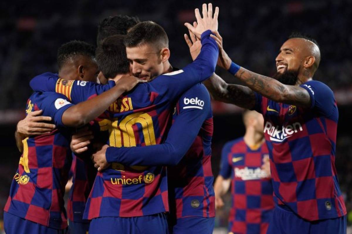Barcelona propina 'manita' al Leganés en la Copa del Rey y avanza a los cuartos de final