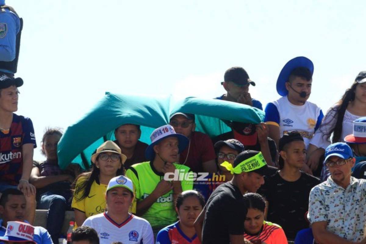 Fotos: Olimpia visita Danlí y provoca locura y llenazo en el Estadio Marcelo Tinoco