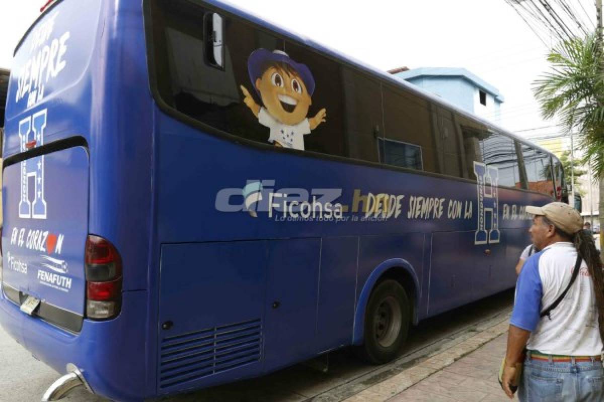 ¡CHULO! Así es el autobús en el que se mueve la Selección de Honduras