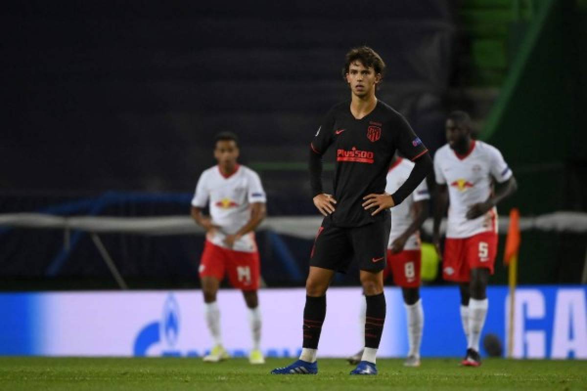 NO SE VIO EN TV: La peor foto de Cholo Simeone, la amargura de Joao Félix y la euforia del Leipzig   