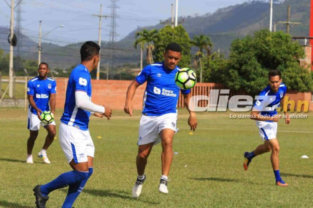 EN FOTOS: Olimpia entrenó muy concentrado pensando en el Platense