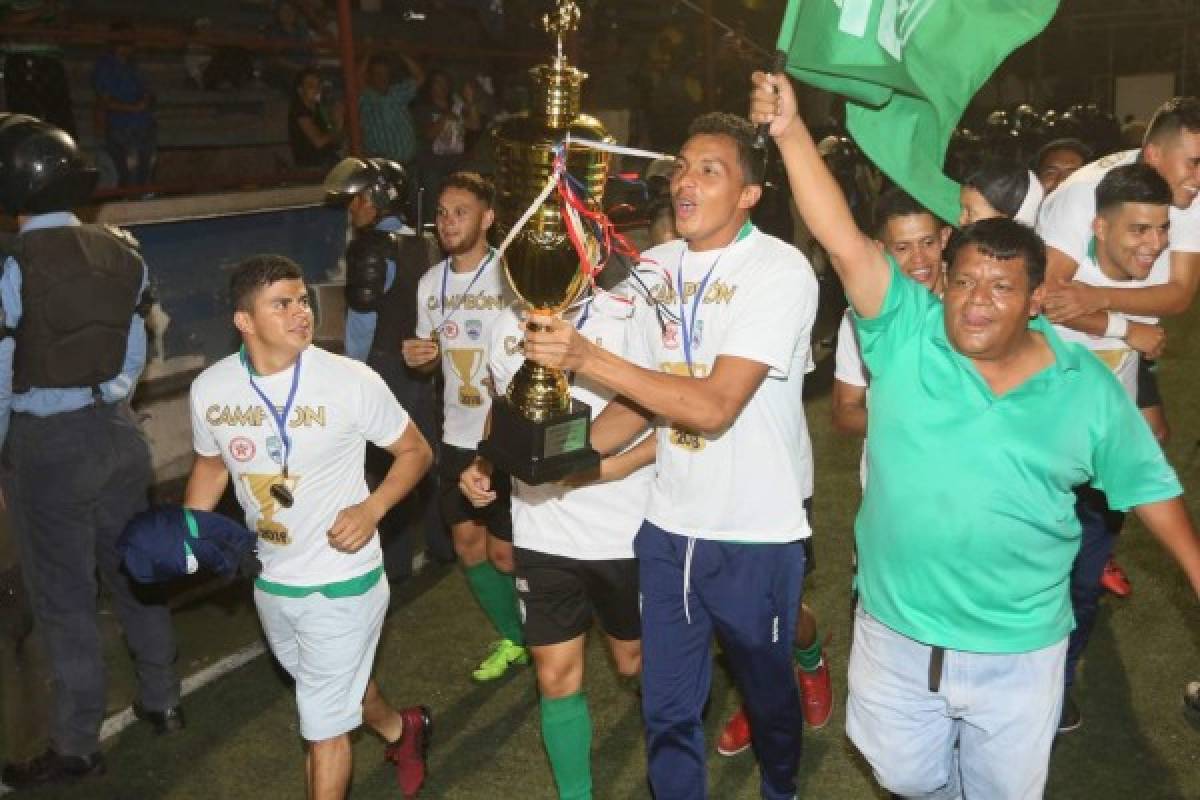 EN FOTOS: Así celebró Infop el ascenso a Liga Nacional de Honduras