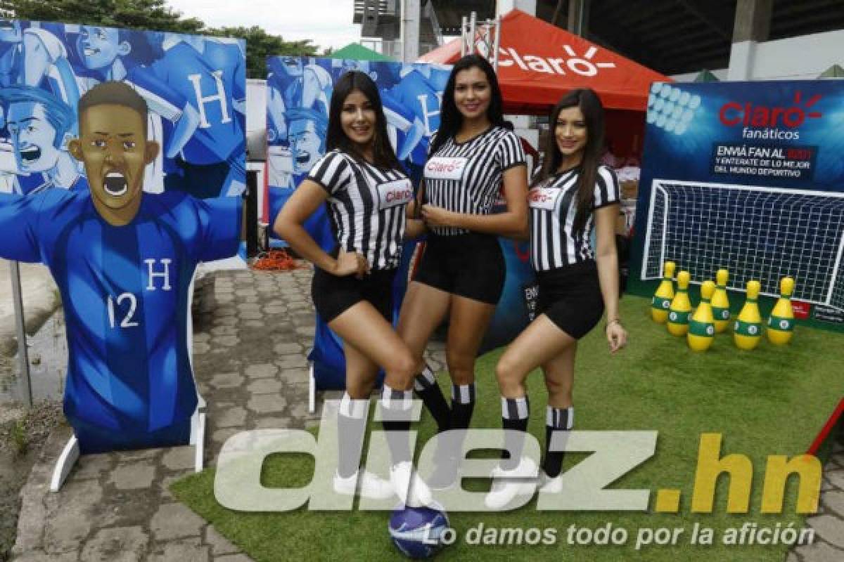 ¡PRECIOSURAS! Las encantadoras damas en el juego de Honduras-Australia