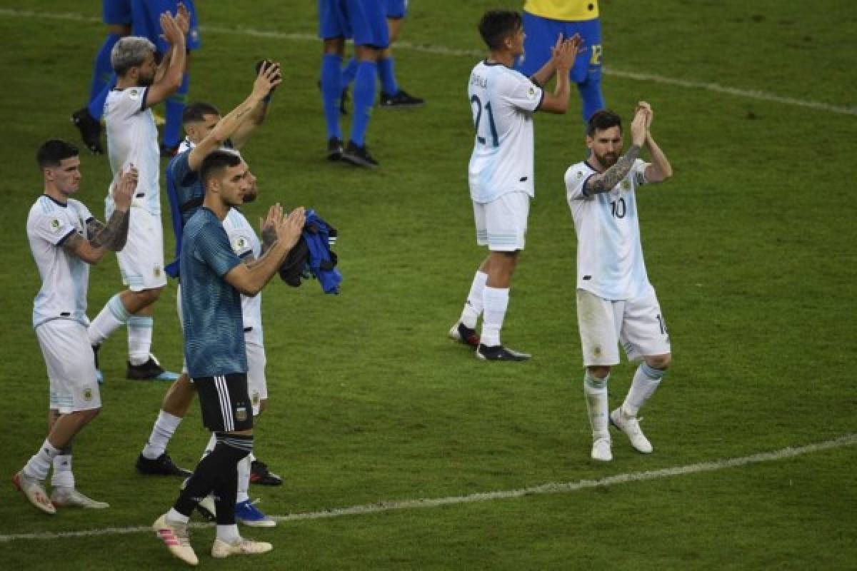 Dramático: Las dolorosas imágenes de Messi y jugadores de Argentina tras ser eliminados por Brasil en Copa América