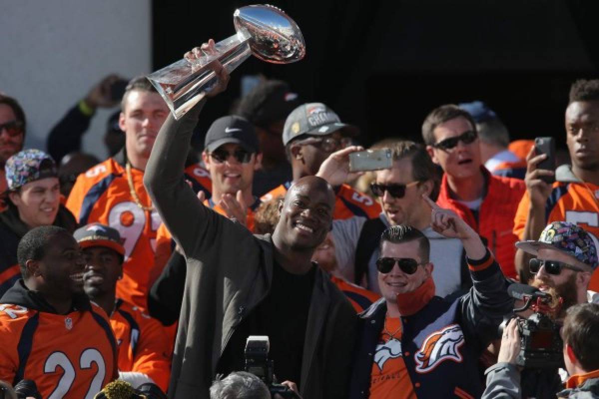 Así fue la espectacular celebración de los Broncos tras ganar el Super Bowl