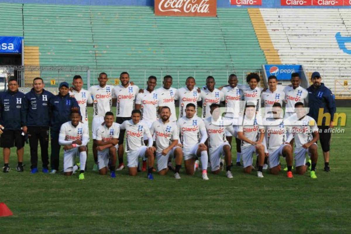 Bromas, patadas, risas y charlas previo al juego de Honduras ante Panamá