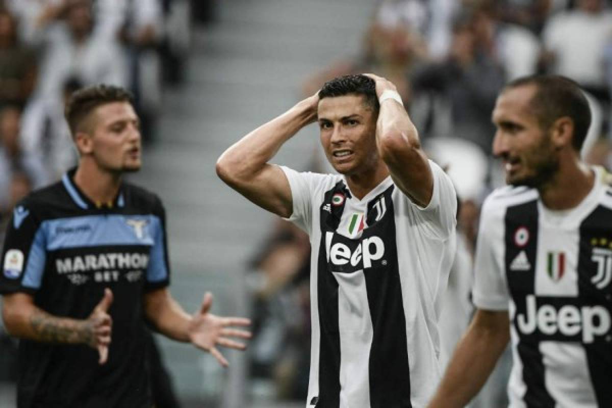 Así recibieron a Cristiano Ronaldo en su primer juego con la Juventus en el Allianz Stadium