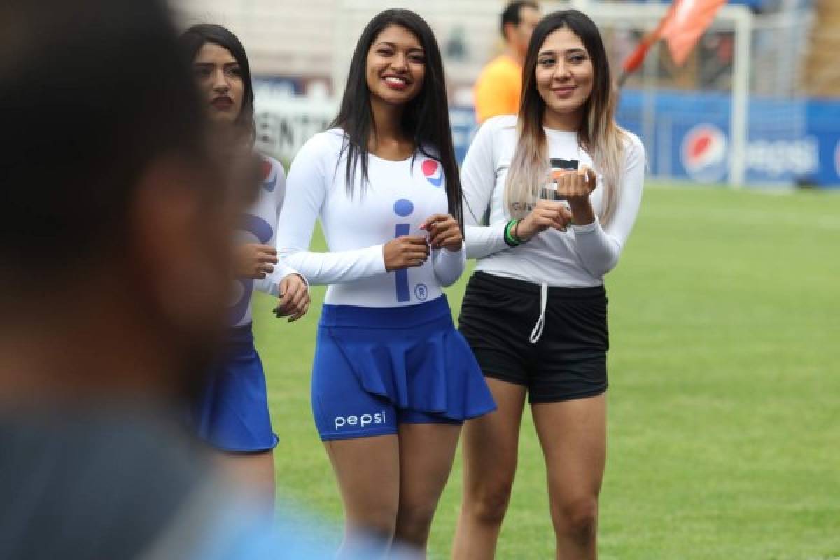 FOTOS: La belleza que impactó en la gran final entre Motagua y Marathón