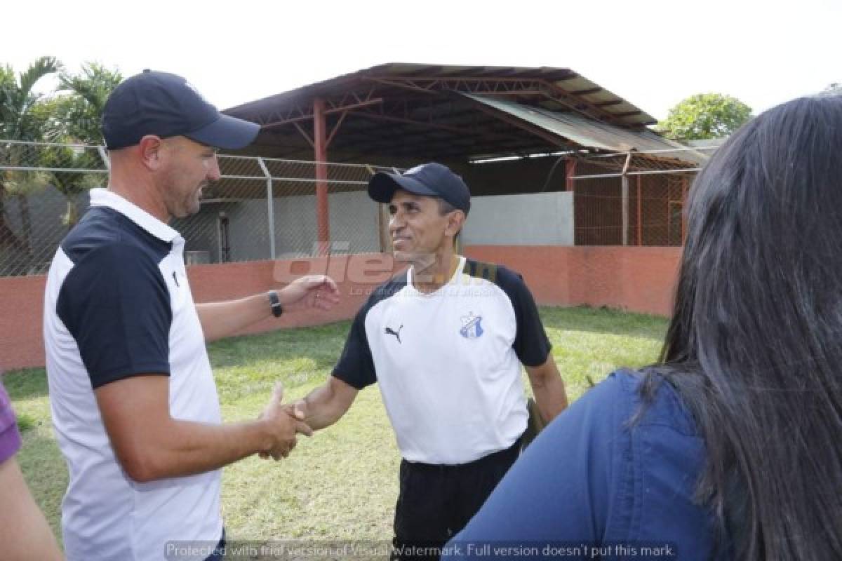 Fotos: 'El Palomo' le cambia el ánimo en su primer día a jugadores del Honduras