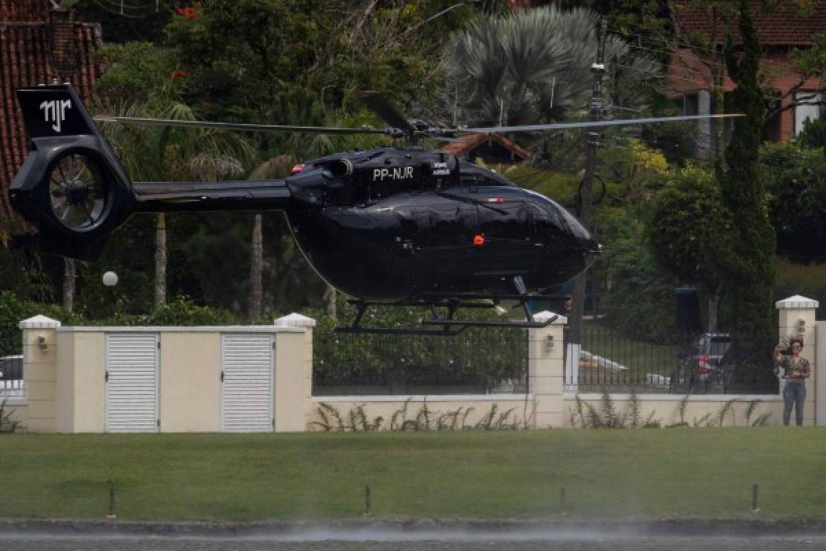 De locos: Neymar llega a la concentración de Brasil previo a Copa América ¡en helicóptero!