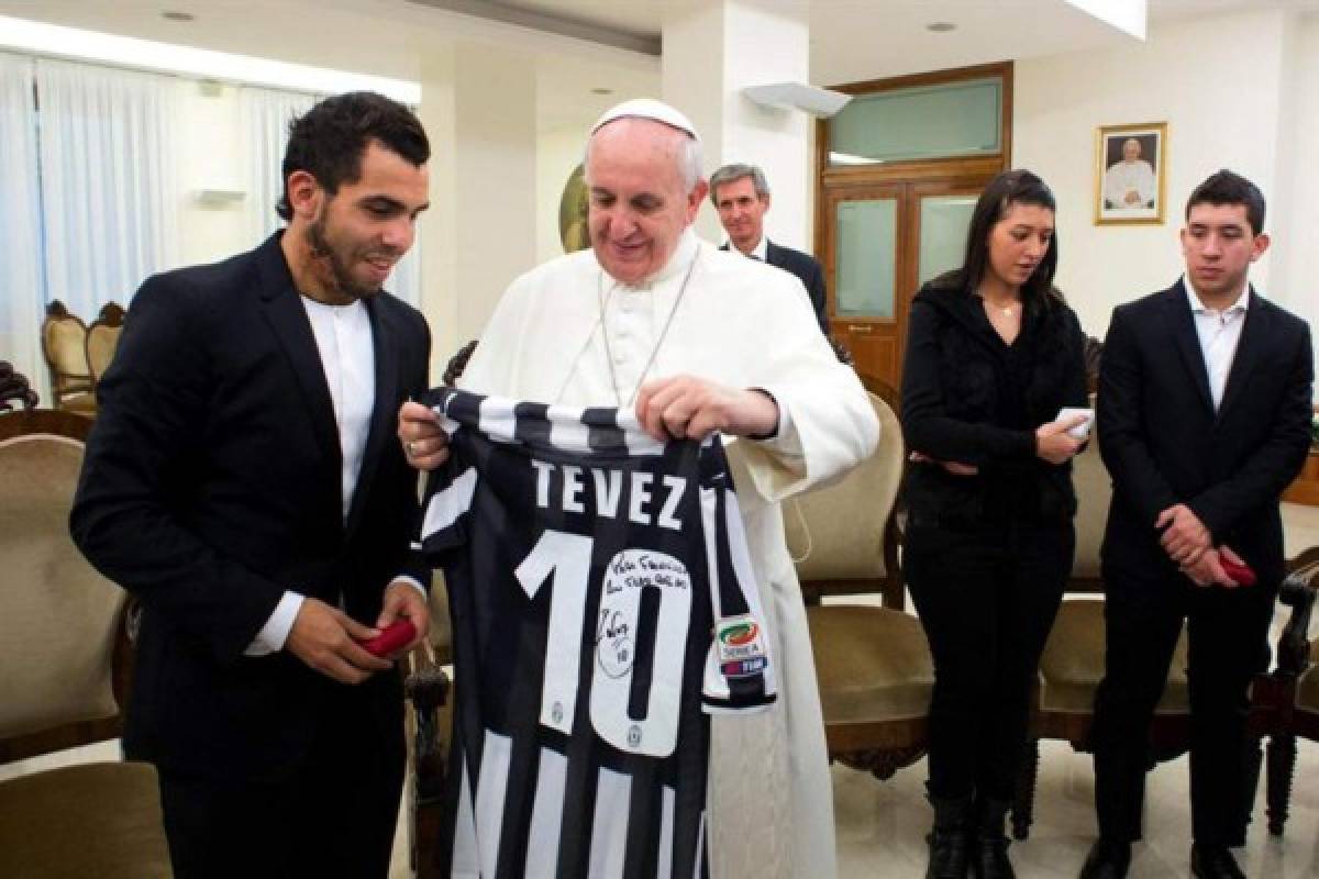Los encuentros del Papa Francisco con estrellas del fútbol